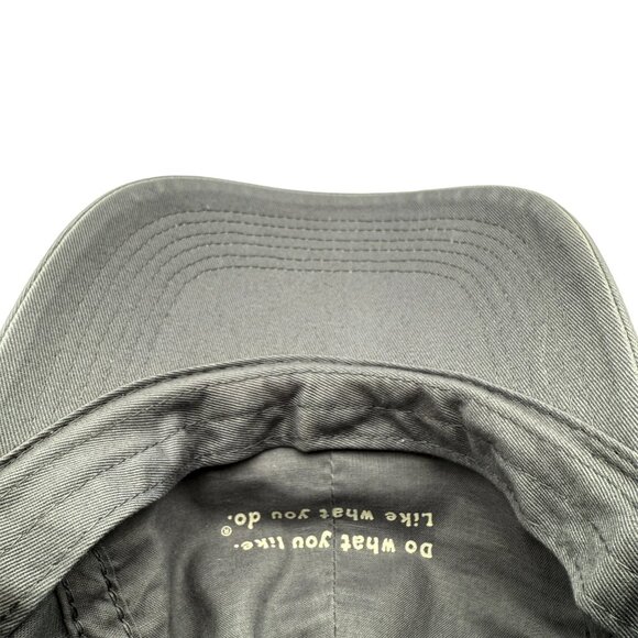 LIFE IS GOOD Gray Washed Flag Patch Cap — Vintage Look Strap back Hat Distressed - Picture 12 of 12